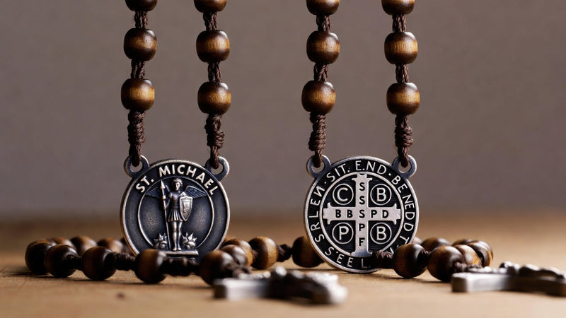 St. Michael Medal with St Benedict 