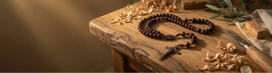 Wood Rosaries