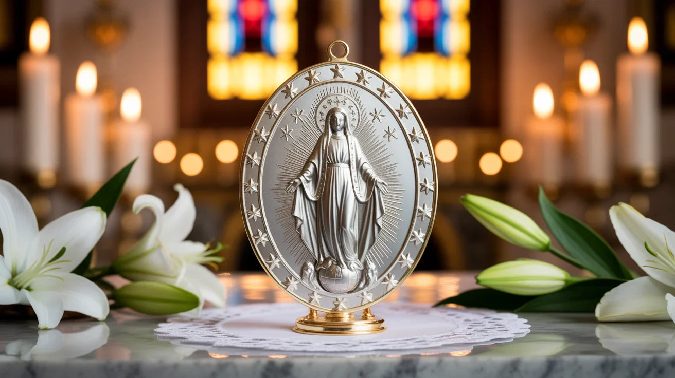 Miraculous Medal Rosaries for Protection and Marian Devotion