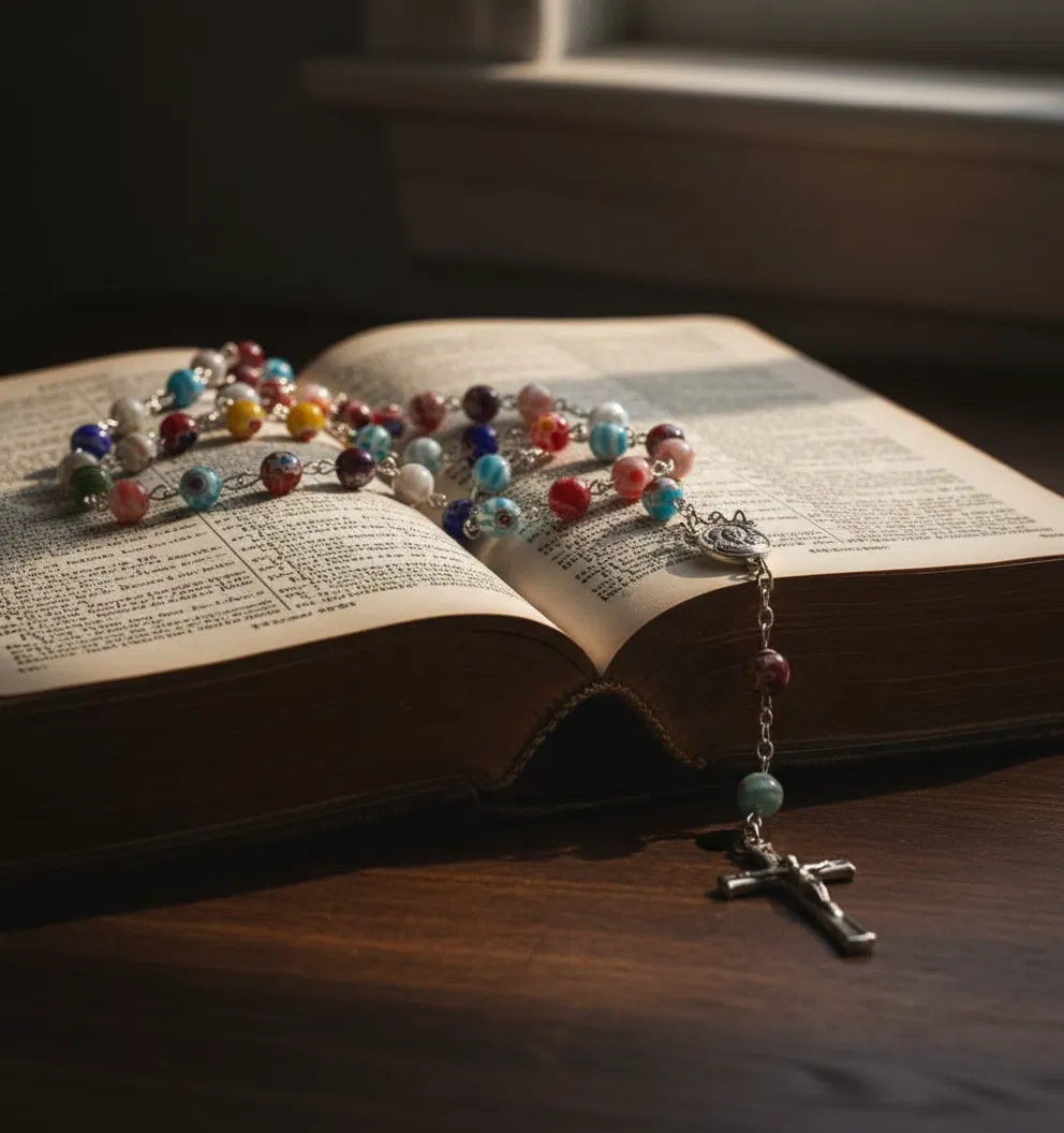 Catholic Rosaries with Holy Soil Medal