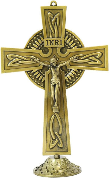 Antique Gold Plated Deatachable Standing Crucifix Nazareth Store