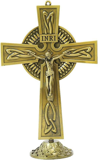 Antique Gold Plated Deatachable Standing Crucifix - Nazareth Store