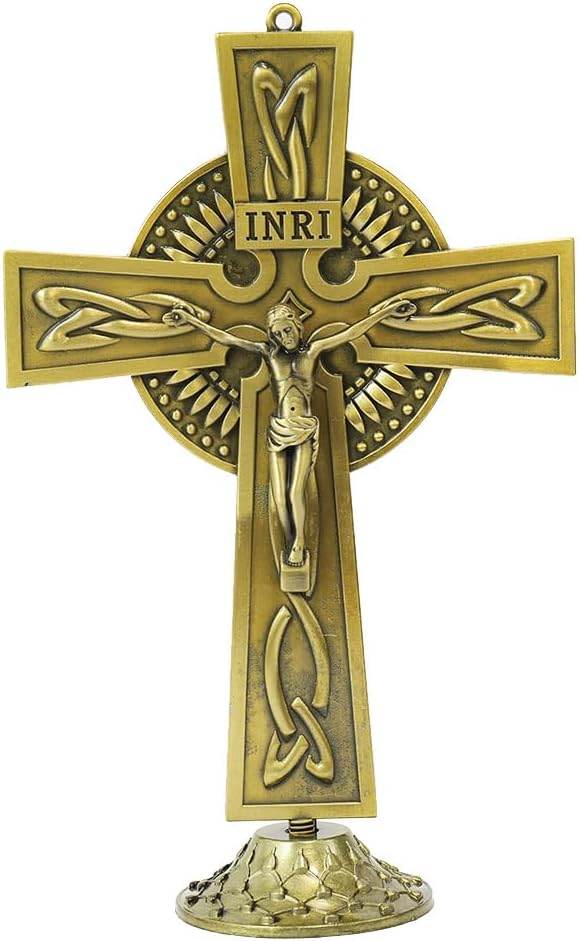 Antique Gold Plated Deatachable Standing Crucifix - Nazareth Store