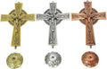 Ornament Art Jesus Antique Silver Plated Deatachable Standing Crucifix Desk Nazareth Store