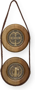 Ornament Medallion Hanging Protection Wall Hanger on Leather Strap Nazareth Store