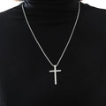 Silver Plated Classic Cross Pendant Jewelry for Men Nazareth Store