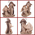 Handcrafted Christmas Nativity Set Traditional Holy Family Figurine Collection - 13.7 x 6.3 Inches Nazareth Store