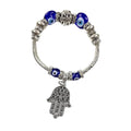 Blue Beads Evil Eye Bracelet for Men Women Stretch Bracelets Lucky Charm Nazareth Store