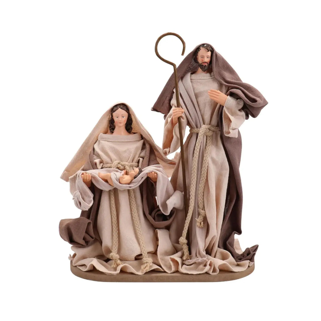 Handcrafted Christmas Nativity Set Traditional Holy Family Figurine Collection - 13.7 x 6.3 Inches Nazareth Store