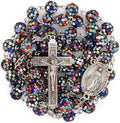 This Rosary features 8mm multicolor crystallized beads with 10mm mystery beads and extends to a total length of 22 inches, beautifully crafted for both reflection and adornment. It is highlighted by a 2-inch Crucifix and a Miraculous medal, enhancing its spiritual essence.
Nazareth Store