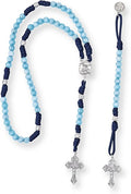 Aquamarine Paracord Rosary Set 