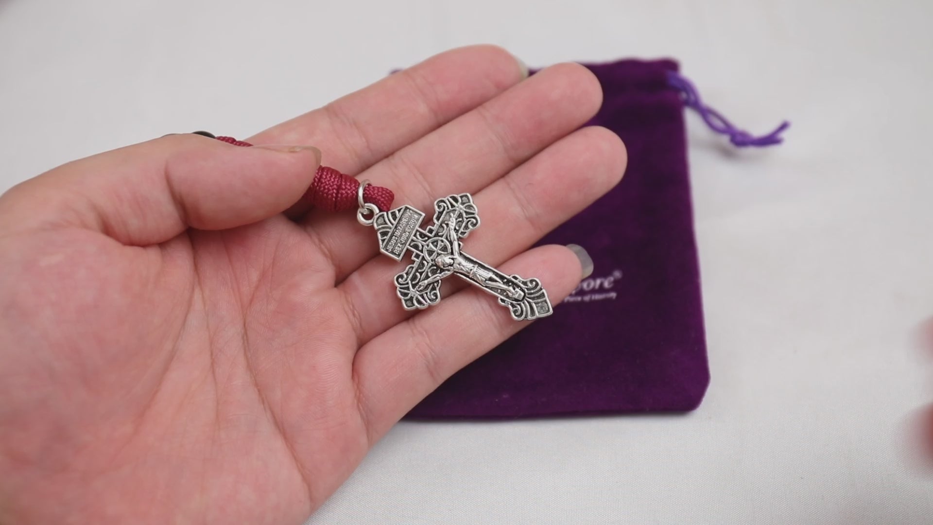 Load video: Paracord Rosary