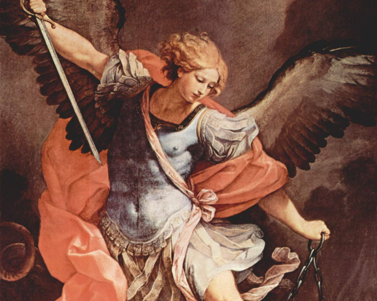 Saint Michael the Archangel, painted by Guido Reni in 1635