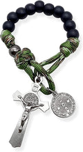 One Decade Paracord Rosary Beads Pocket/Bracelet Rosary Miraculous Medal & Cross Nazareth Store