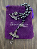 Hematite Rosary Necklace - Nazareth Store
