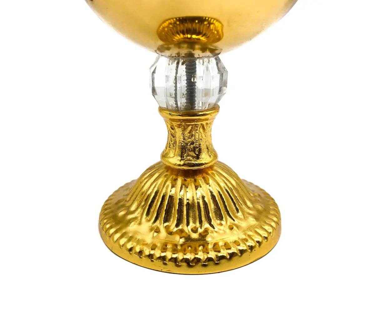 Gold Charcoal Incense Burner Censer Christian Church Incense Holder