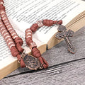 St Michael Paracord Rosary Beads Rugged Rosary Necklace Strong Corded Catholic Pardon Crucifix