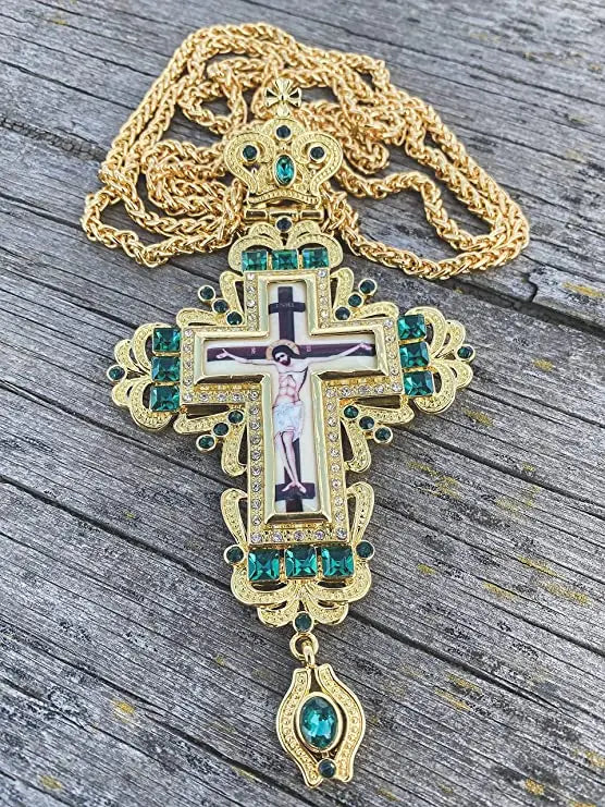 2pcs Cross Pendant Priest Nun Cross Necklace Priest Nun Costume Accessory -  Walmart.com