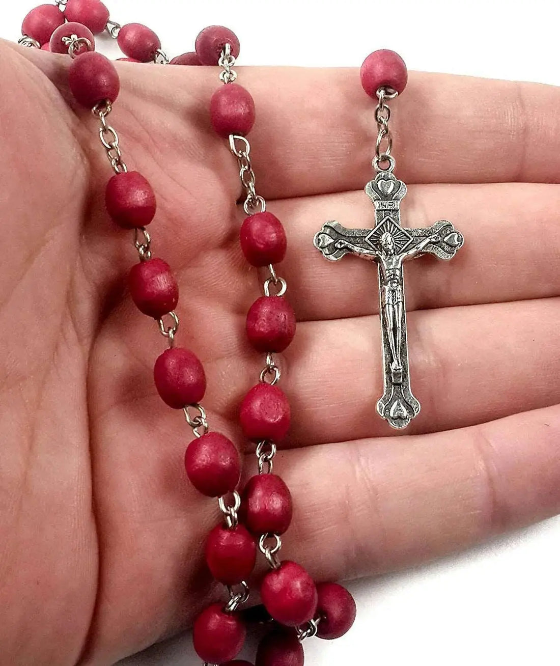 Rose Petal Rosary Beads - Nazareth Store