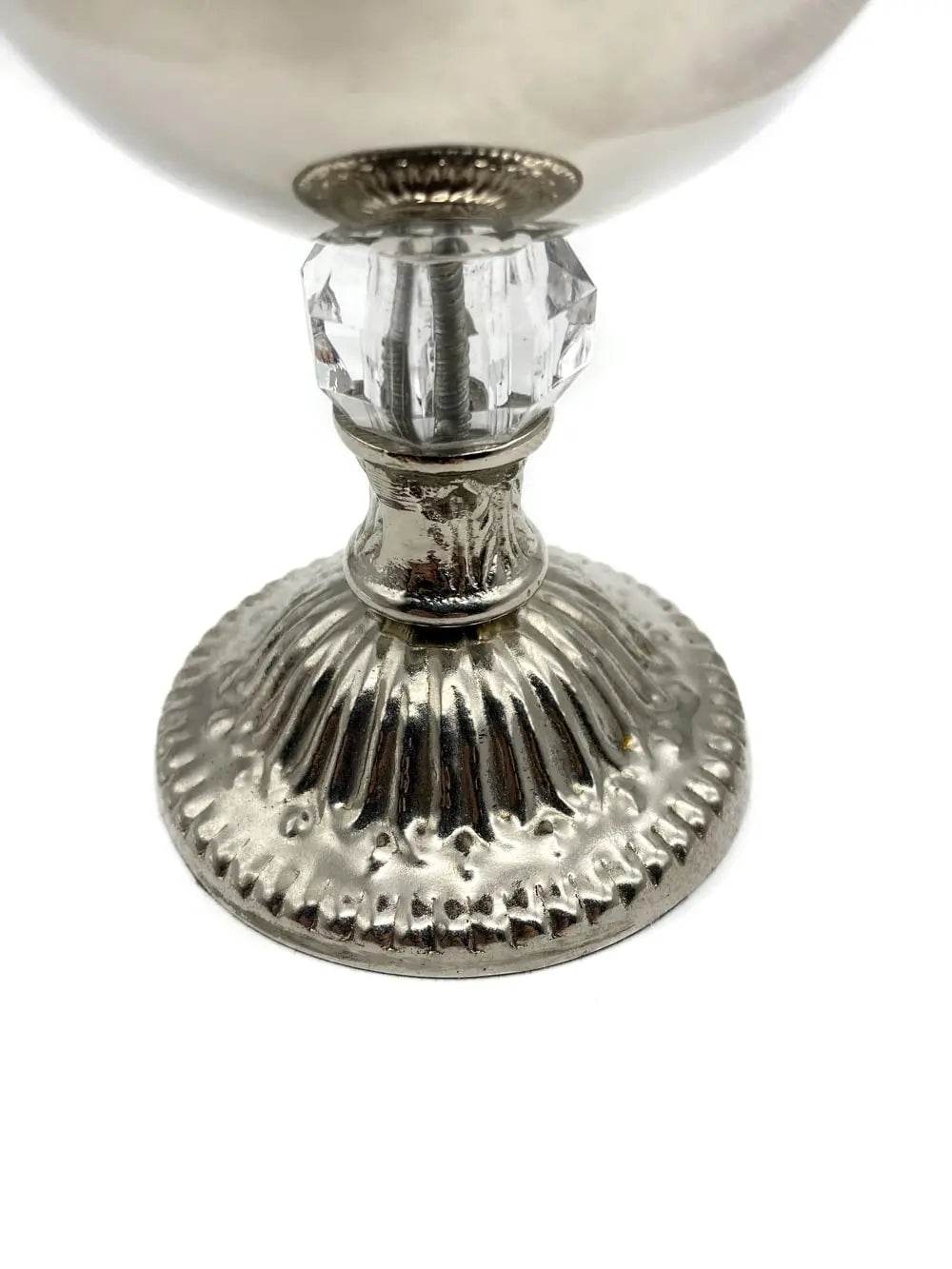 Silver Charcoal Incense Burner with Cross Censer Christian Church Incense Holder - Nazareth Store