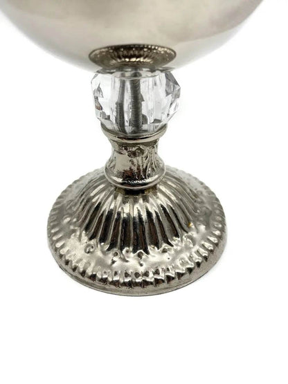 Silver Charcoal Incense Burner with Cross Censer Christian Church Incense Holder - Nazareth Store