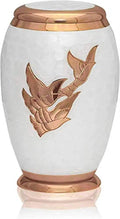 Wings of Love Birds Adult Cremation Urn for Human Ashes Elegant 200lb - Velvet Box Nazareth Store